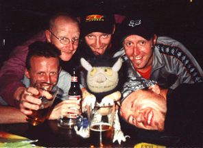is he drinking budweiser?!